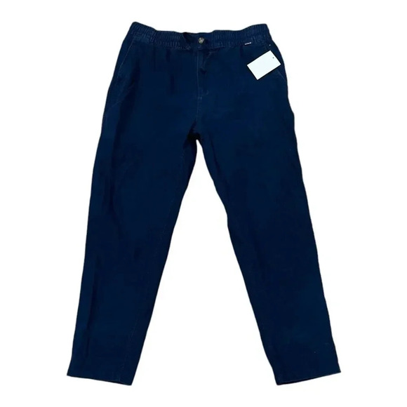 Hurley Navy Outsider Beachside Pants on Drawstring M - Picture 1 of 5